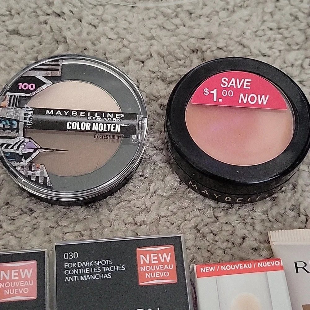 Revlon Makeup Set with Pink, Orange, and Cream Shades